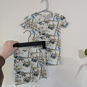 Blue Birds Pajama Set